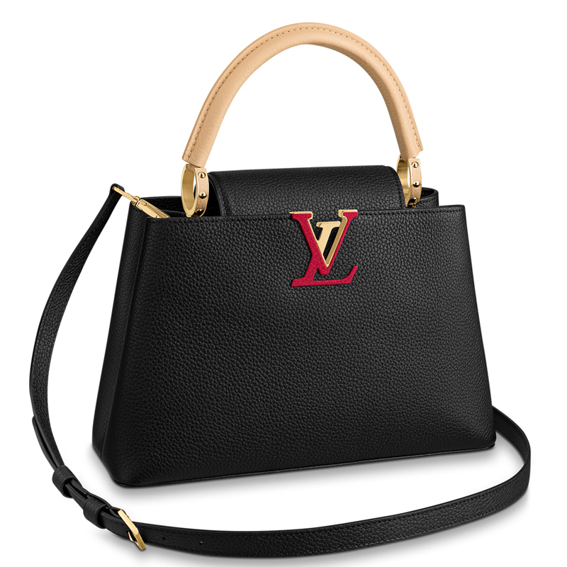 Louis Vuitton CAPUCINES MM Handbag M56409 Black